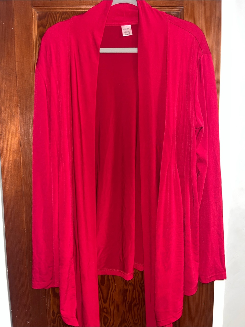 Jockey Women’s Red Open Front Cardigan